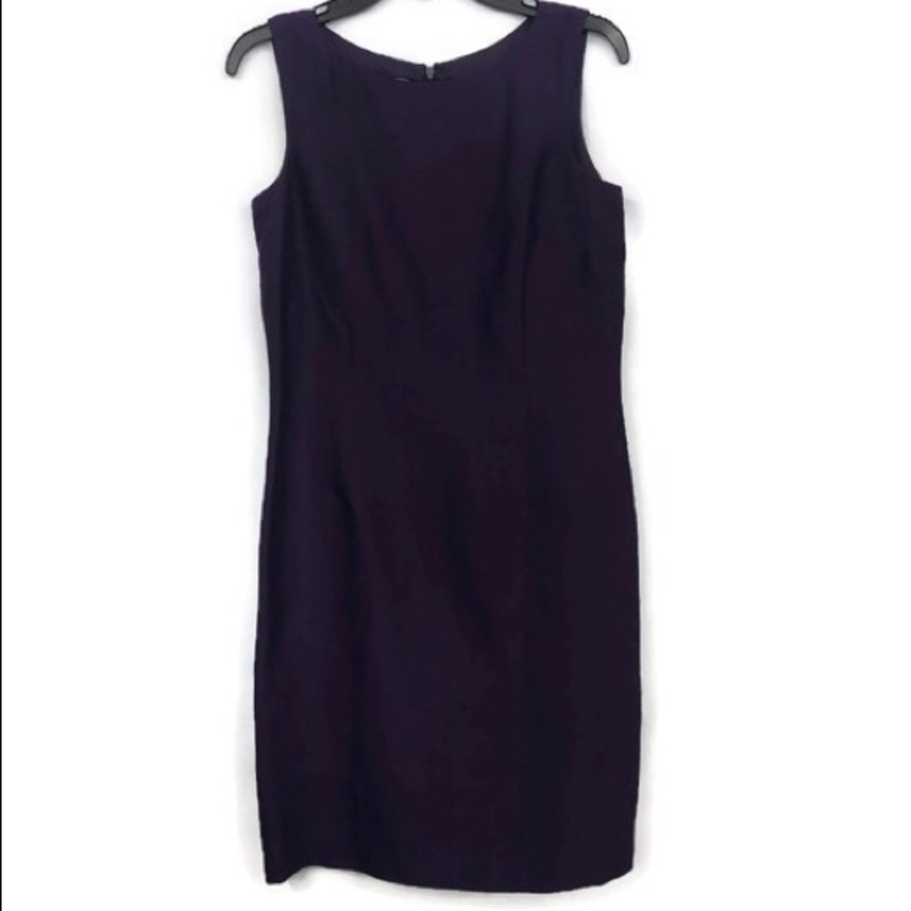 TALBOTS PLUM SILK DRESS Sz 4!